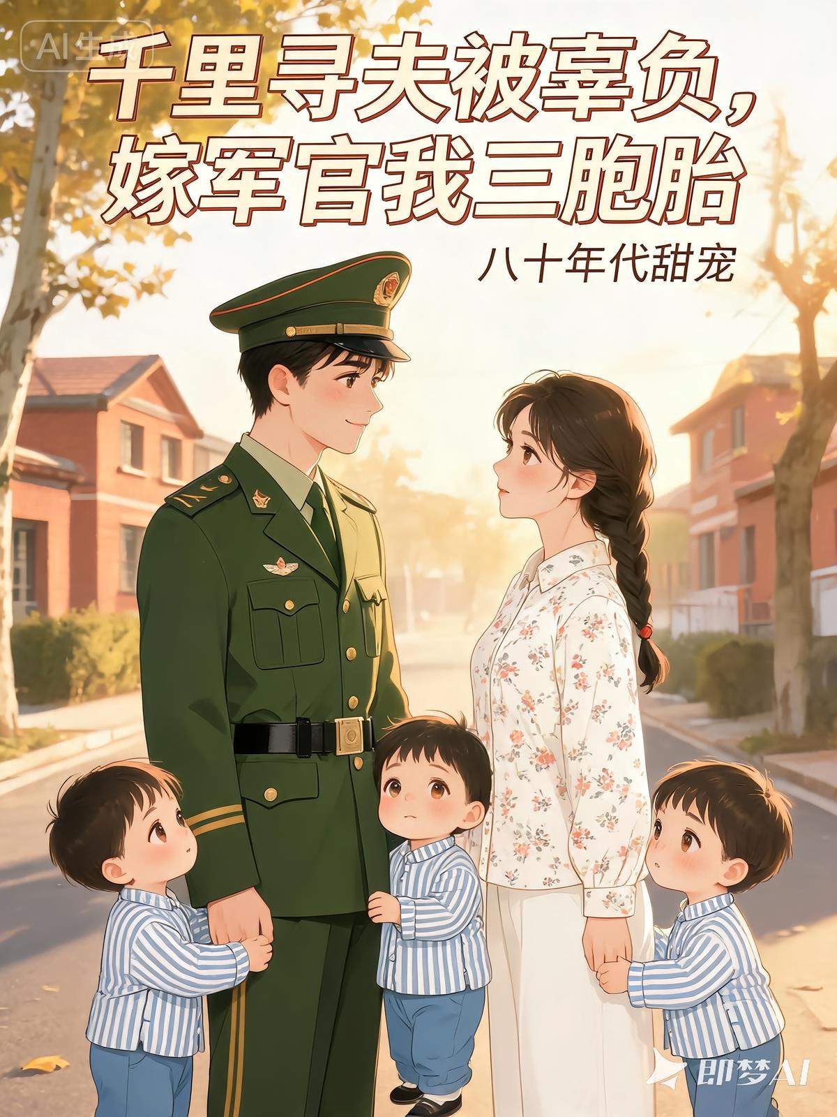 千里寻夫被辜负，嫁军官我三胞胎