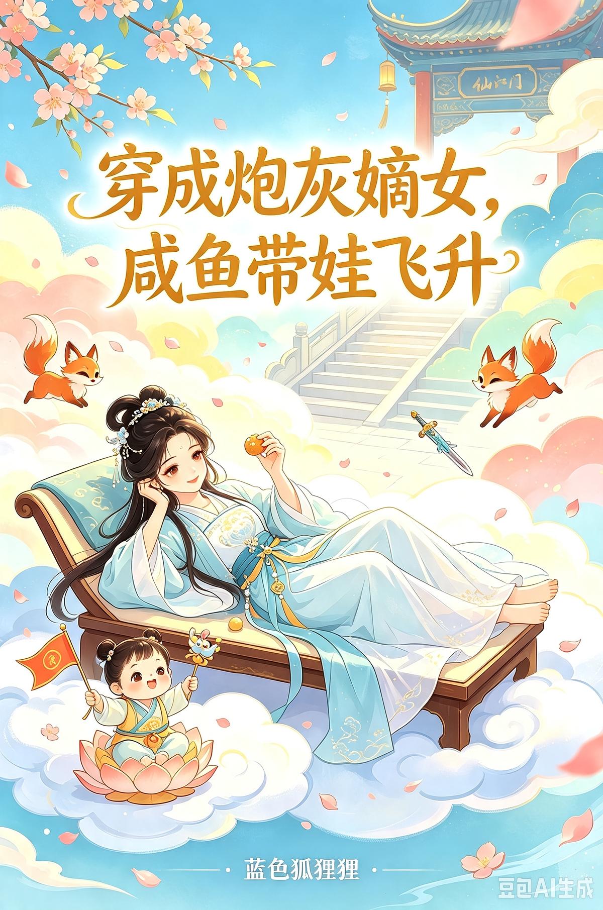 穿成炮灰嫡女，咸鱼带娃飞升